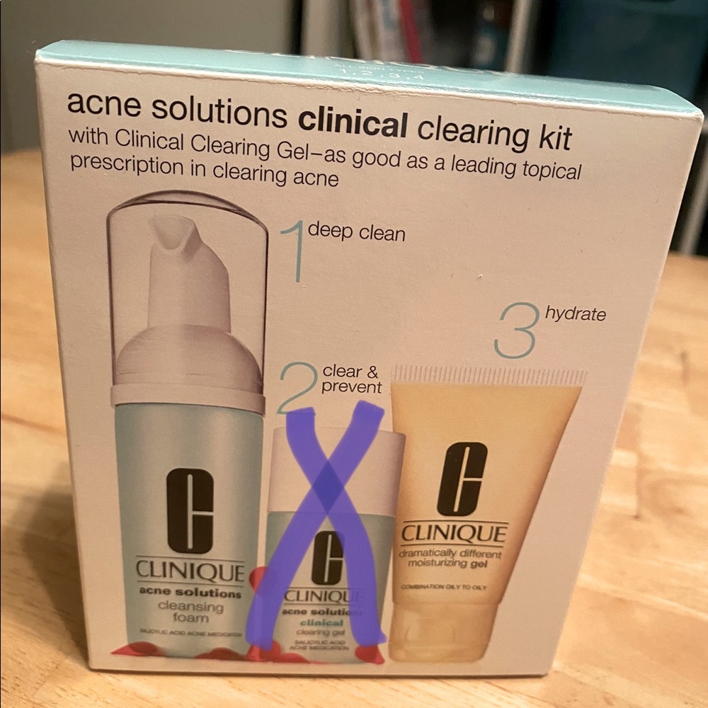 Clinique Acne Solutions partial kit